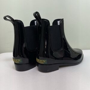 Lauren Ralph Lauren Boots Womens 6 B Tally Bo Rai Pull On Ankle Rain Boot READ